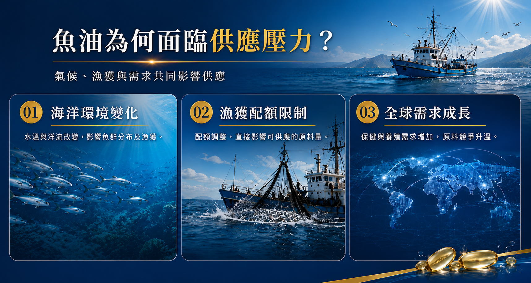 魚油供應壓力分析