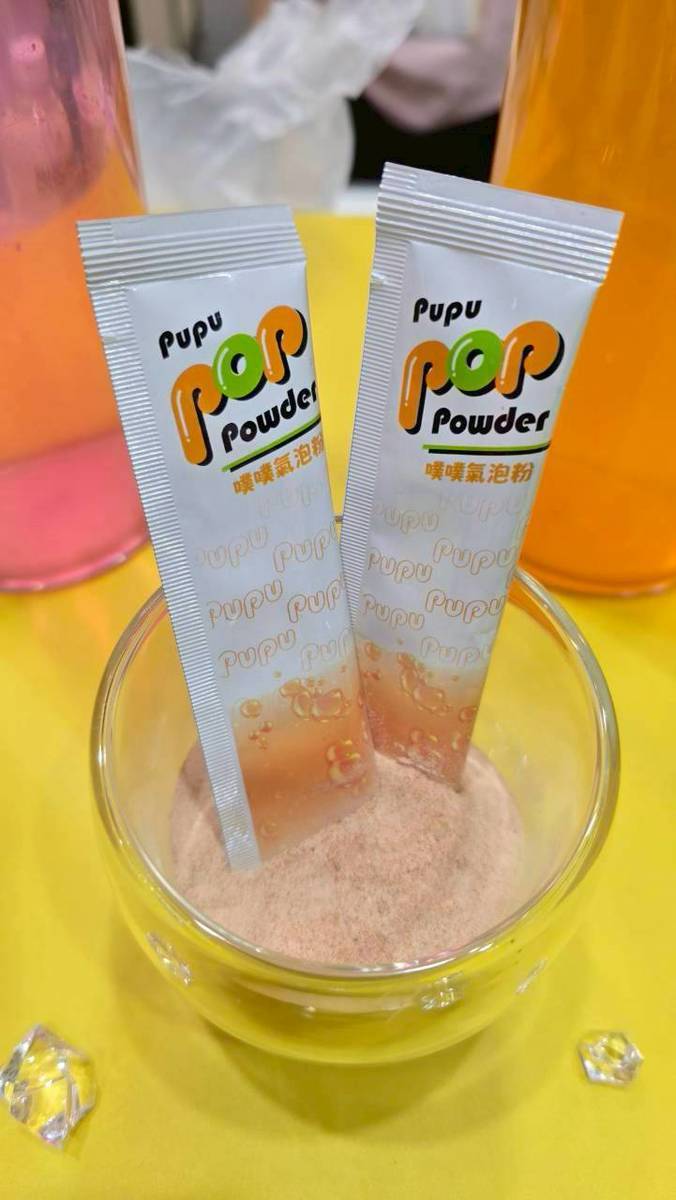 POP機能氣泡粉現場展示